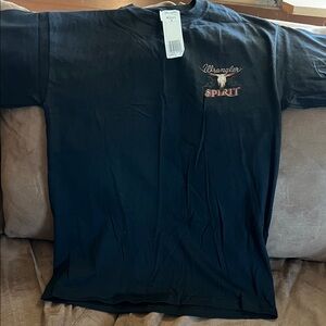 Wrangler Spirit team roping Black Tee